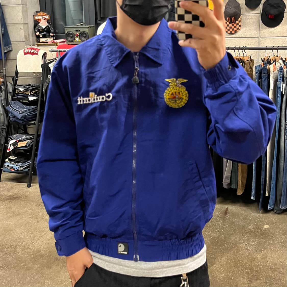 00s Carhartt FFA 블루종 자켓 (105) 상품이미지7