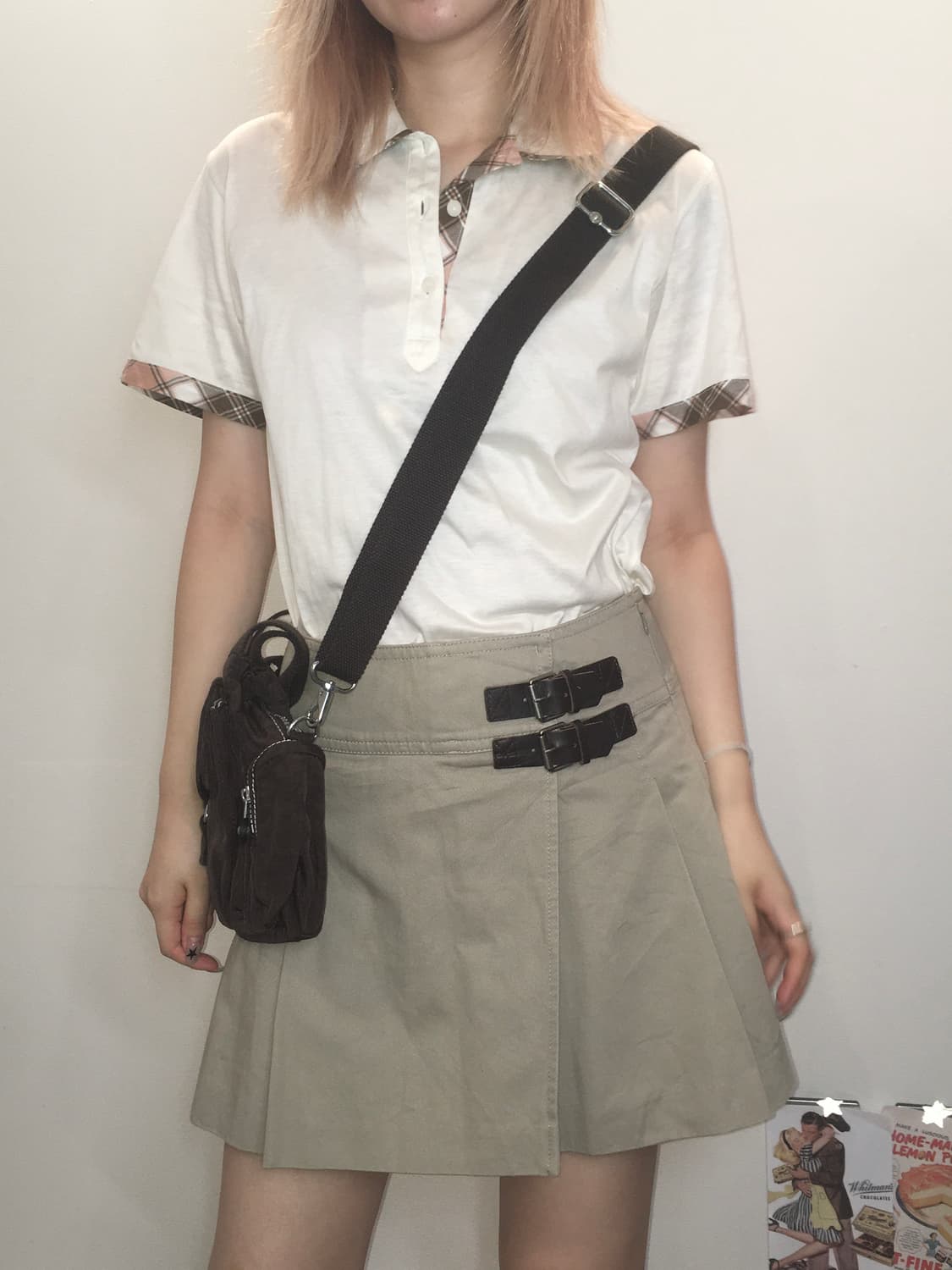Burberry bluelabel beige pleats skirt 상품이미지2
