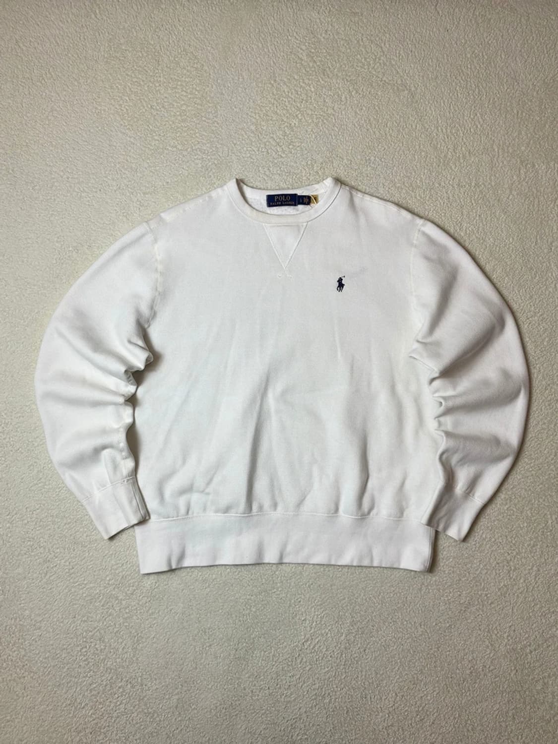 폴로 랄프로렌 로고 큐알 크루넥 맨투맨 PN6344    상품이미지1