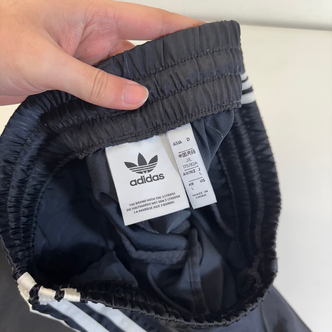 우먼L 아디다스오리지날 검흰 삼선 져지 세인트 파이어버드 트랙팬츠 상품이미지4