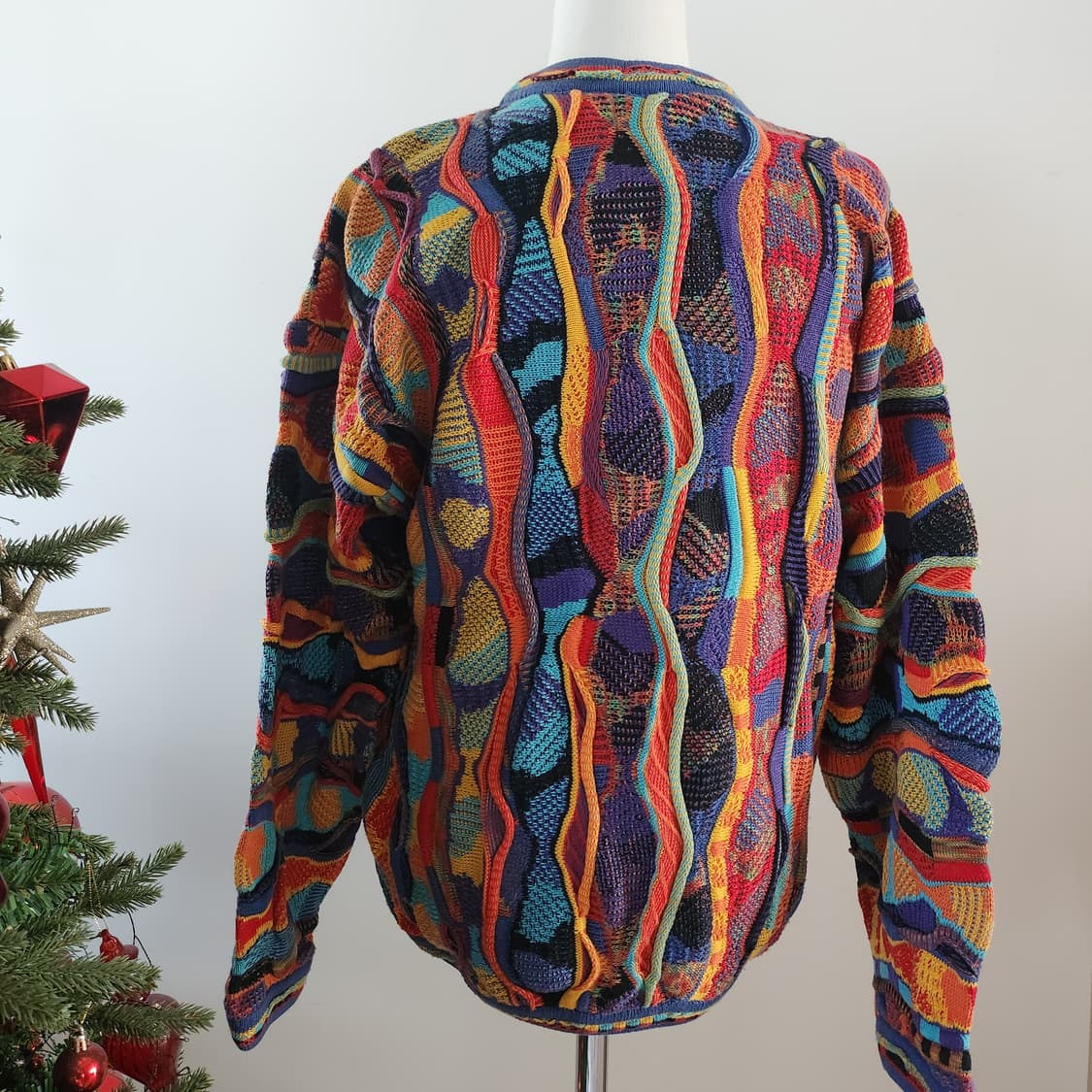 TUNDRA 툰드라 케이블 패던 니트 여성 빈티지 스웨터 상품이미지5