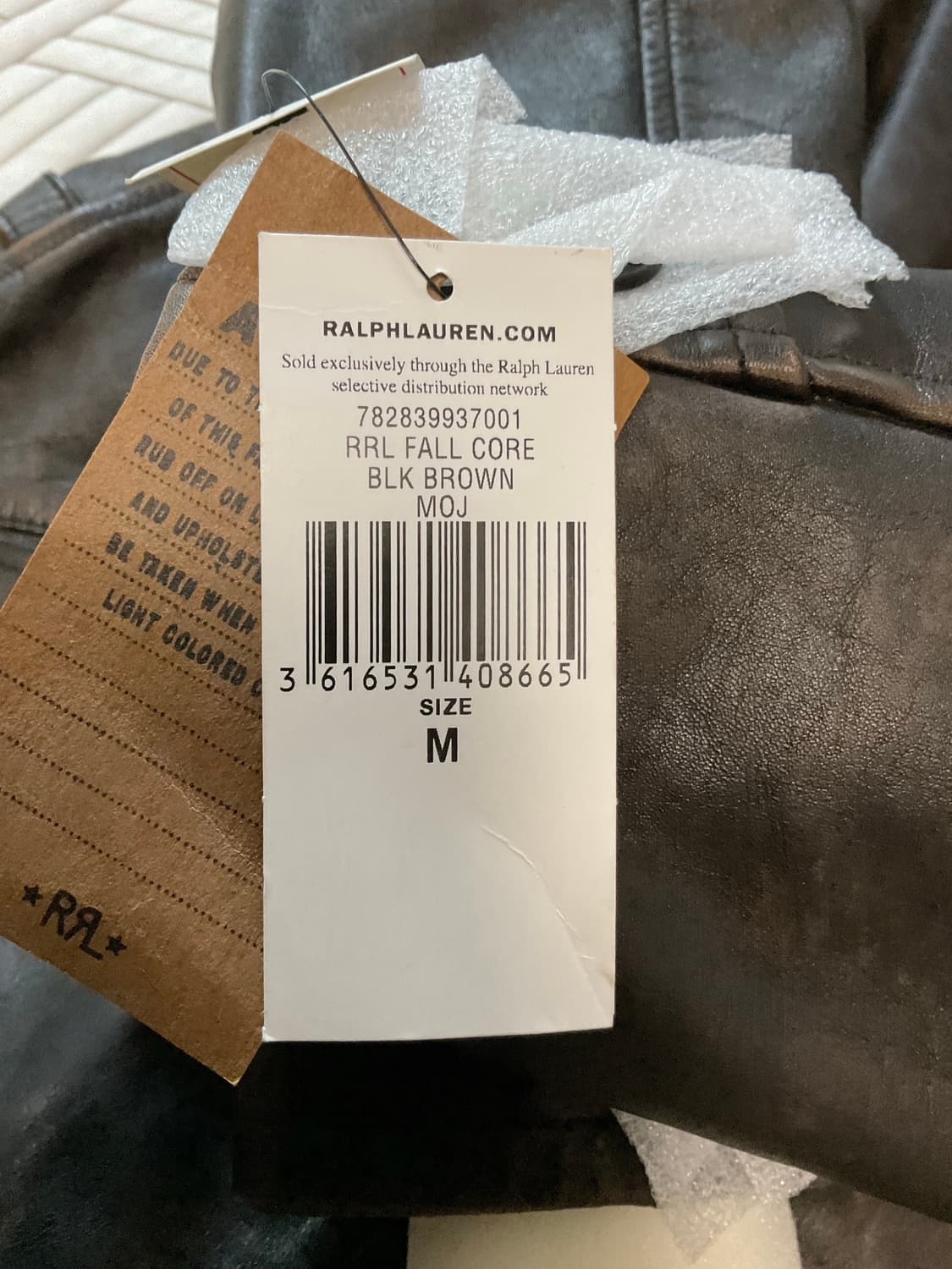 RRL Lynton Moto Leather Jacket 뉴스보이 M 상품이미지4