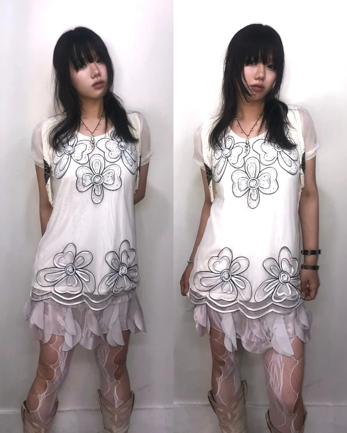 white floral fairy set 상품이미지1