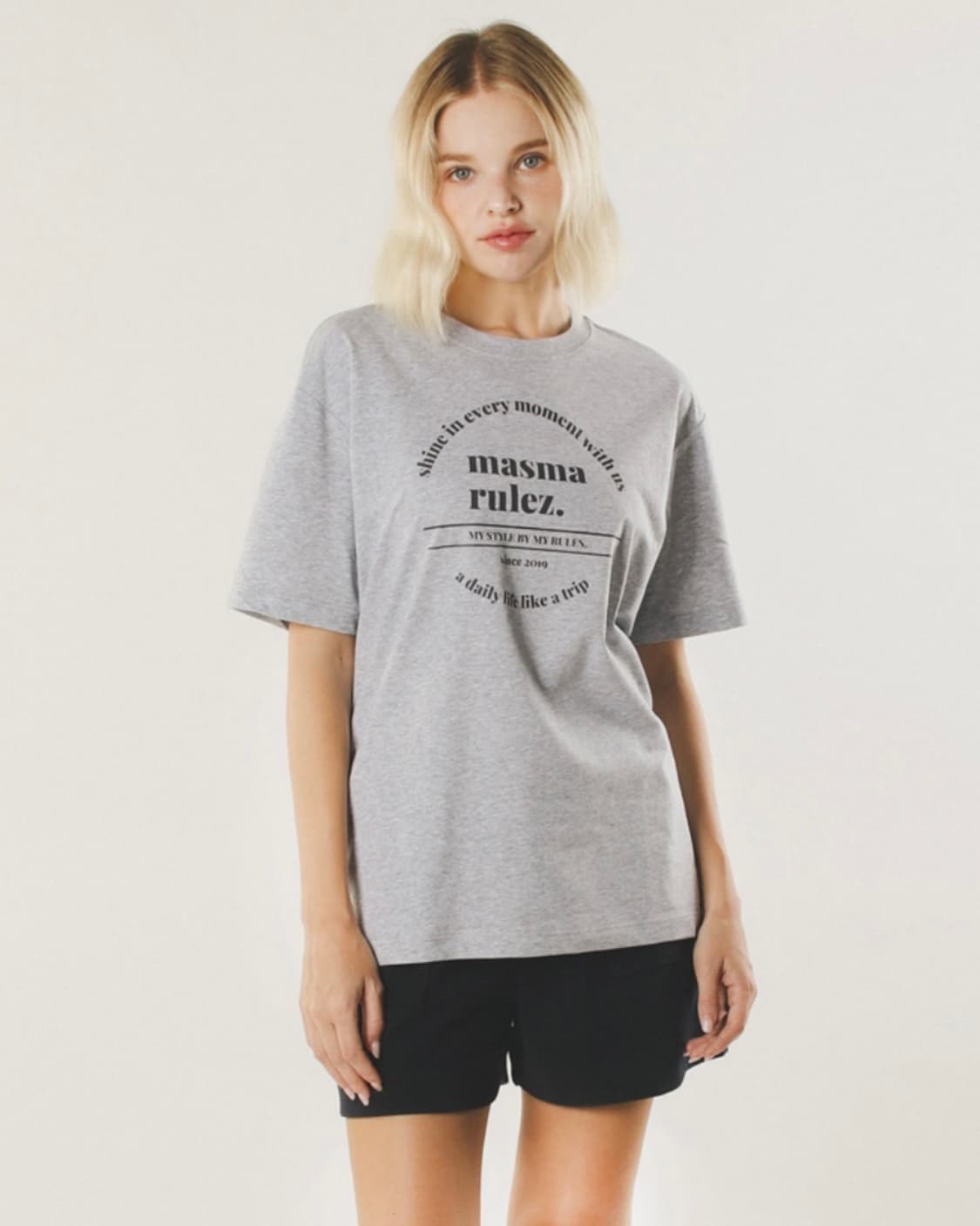 마스마룰즈 circle symbol cool cotton T-shirt 상품이미지1