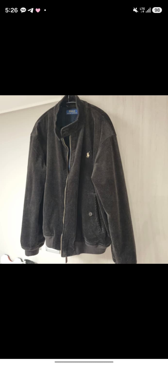 폴로 코듀로이 바라쿠타 앤틱브라운 L 팝니다. 상품이미지1