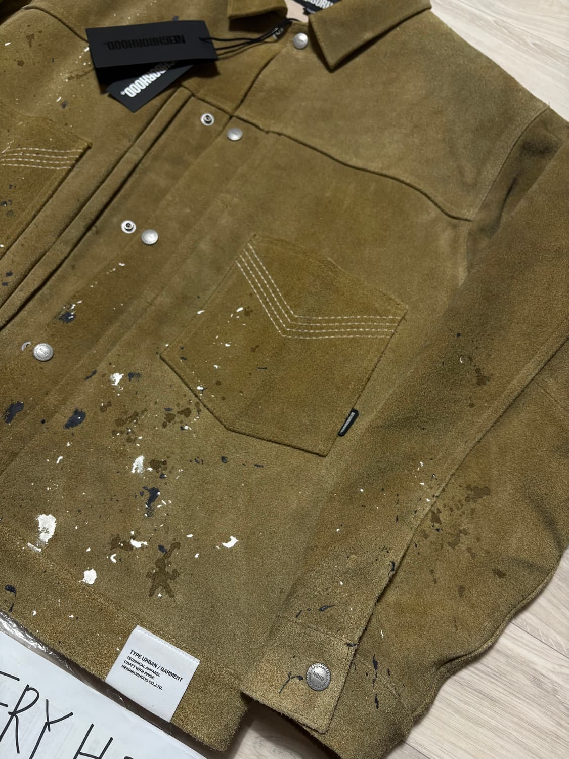 네이버후드 24AW DRIP SUEDE JK (XL) 상품이미지9