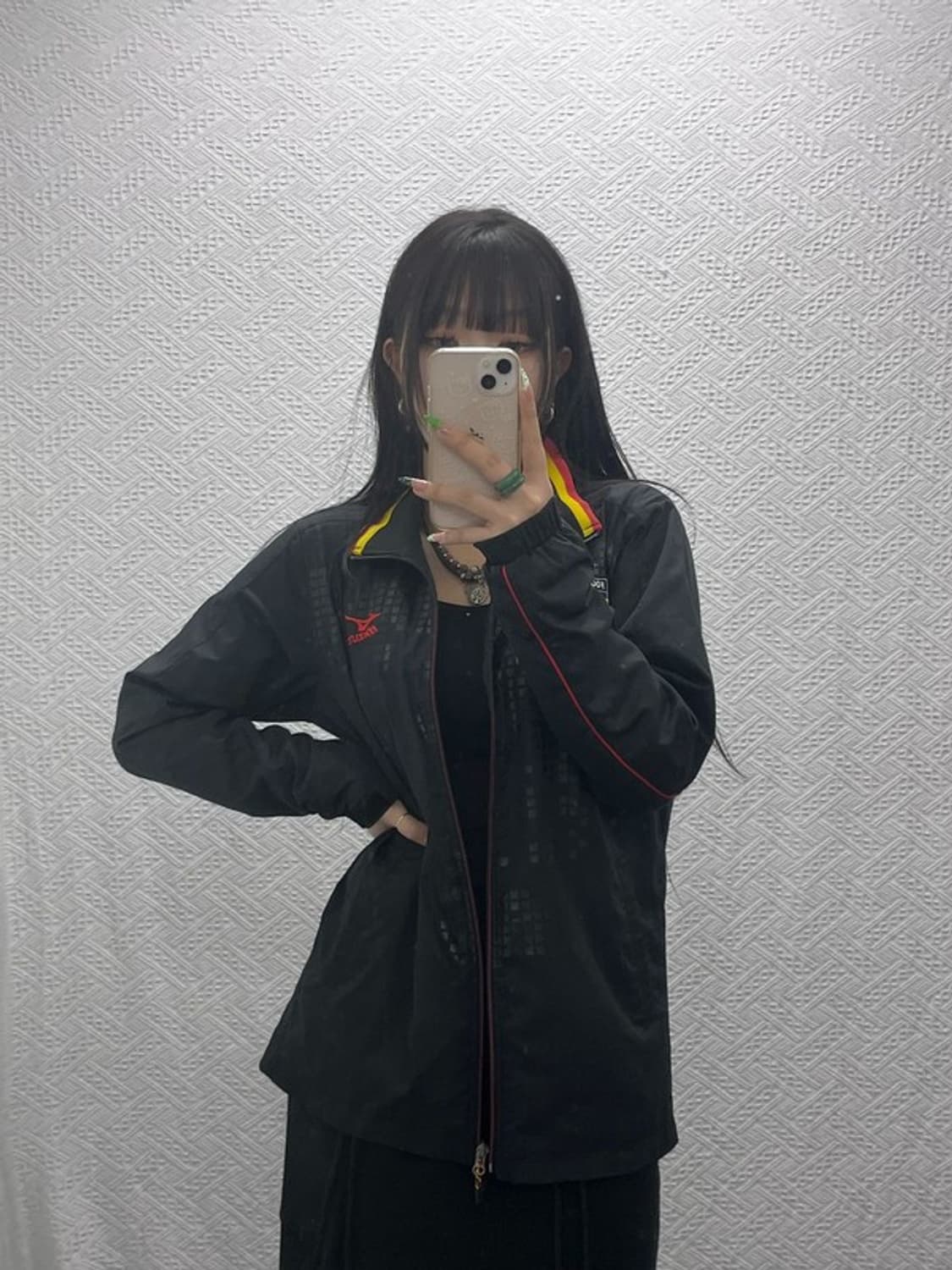 미즈노 풋볼클럽 올드스쿨 키치 바람막이 자켓 M C09187 상품이미지2