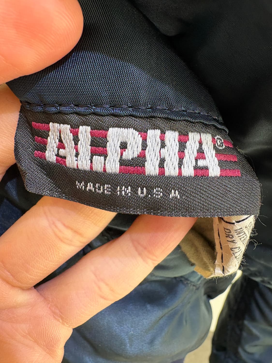 80's ALPHA INDUSTRIES (Made in USA) 항공점퍼 상품이미지8