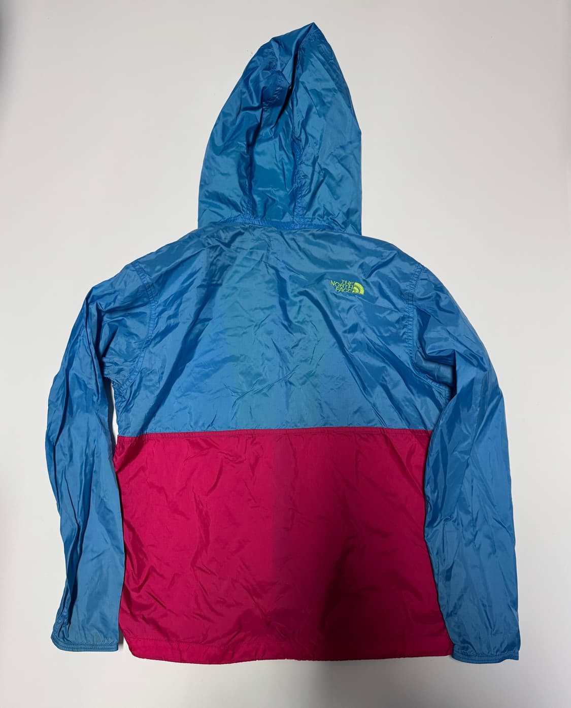 노스페이스 등산 컬러블록 가벼운 후드 바람막이 M 상품이미지2