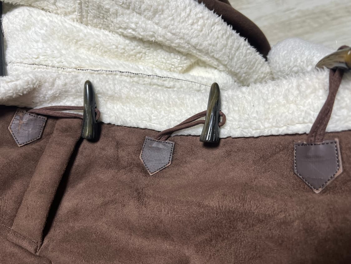 초코브라운 무스탕 코트 상품이미지6