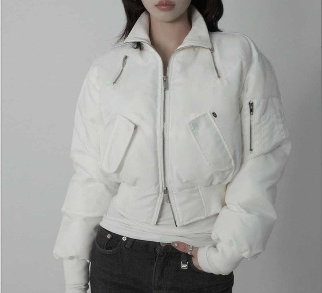 페일제이드 Crop Bomber Jumper 크롭 봄버 패디드 점퍼 상품이미지5