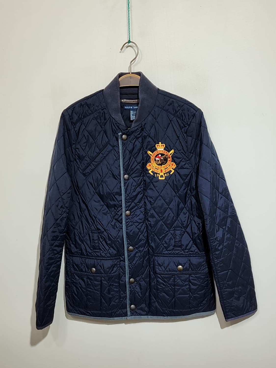 (L) 랄프로렌 폴로 퀼팅자켓 네이비 누빔점퍼 캐주얼  상품이미지1