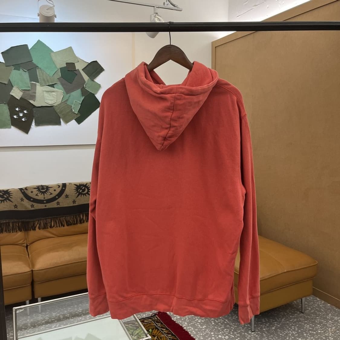 오베이 캐주얼 오버핏 약기모 후드티 105 C05823 상품이미지2
