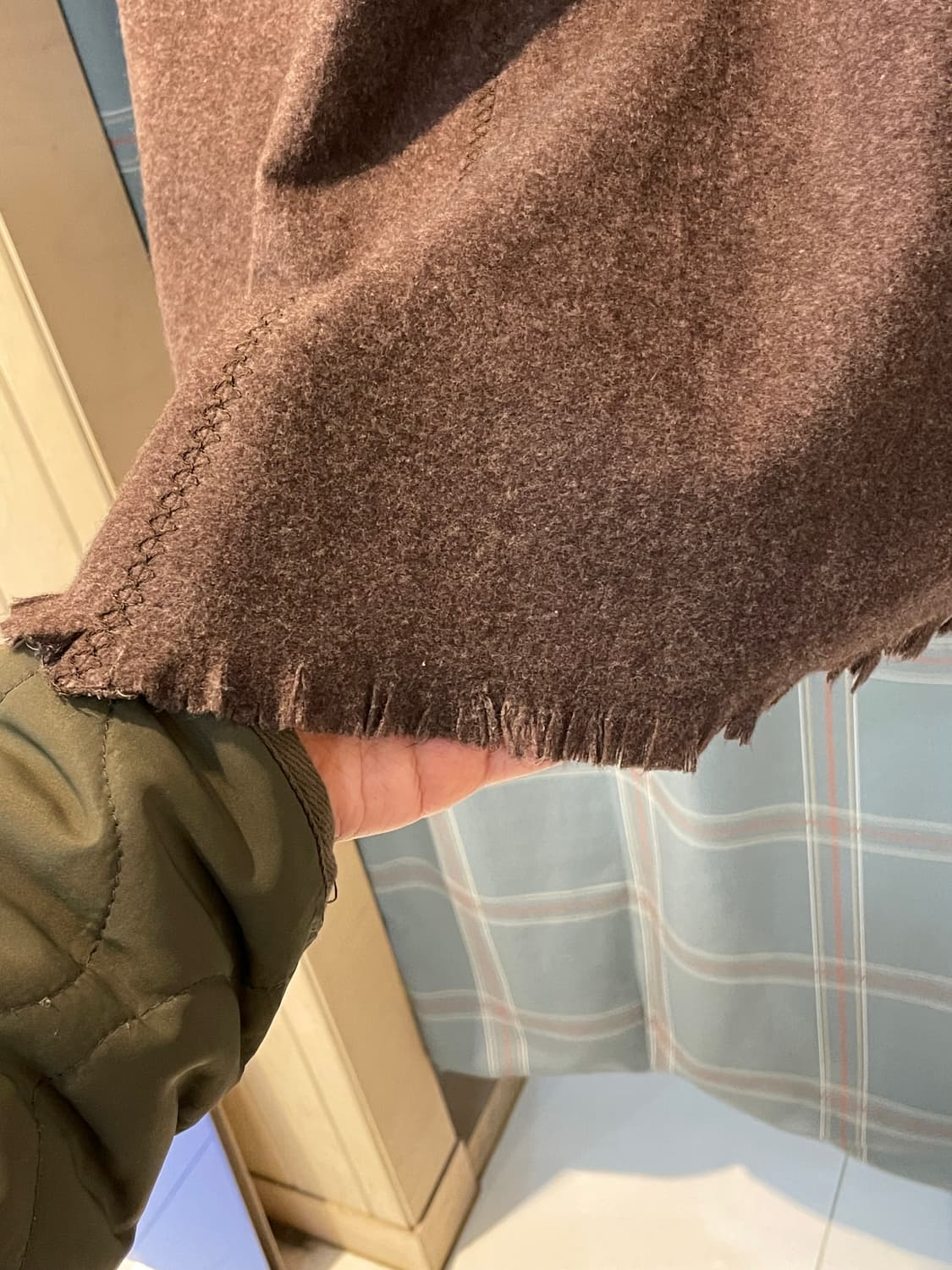 일본빈티지 언발디테일 롱스커트 상품이미지3