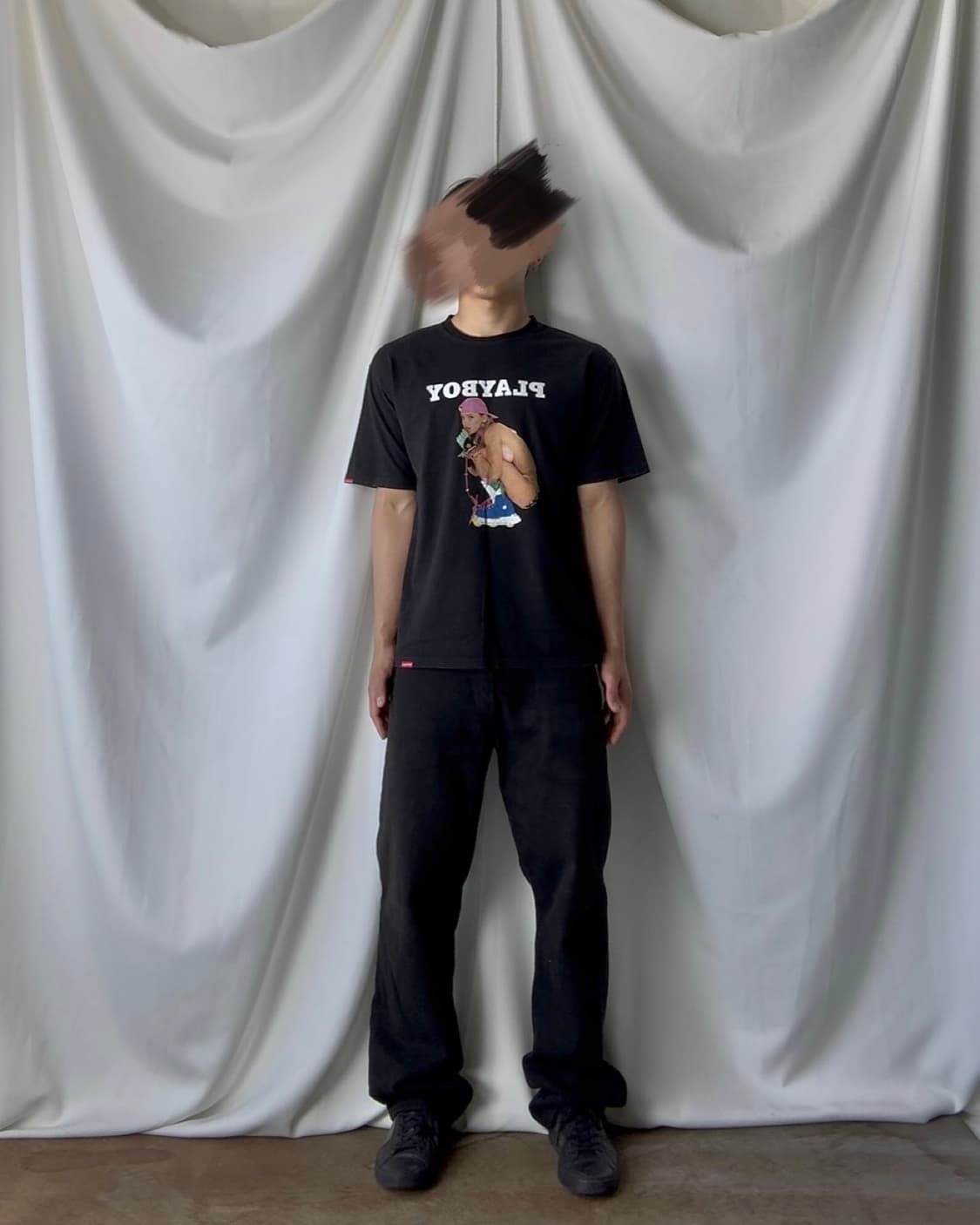 playboy x saintpain 플레이보이 세인트페인 프린팅 반팔 상품이미지1