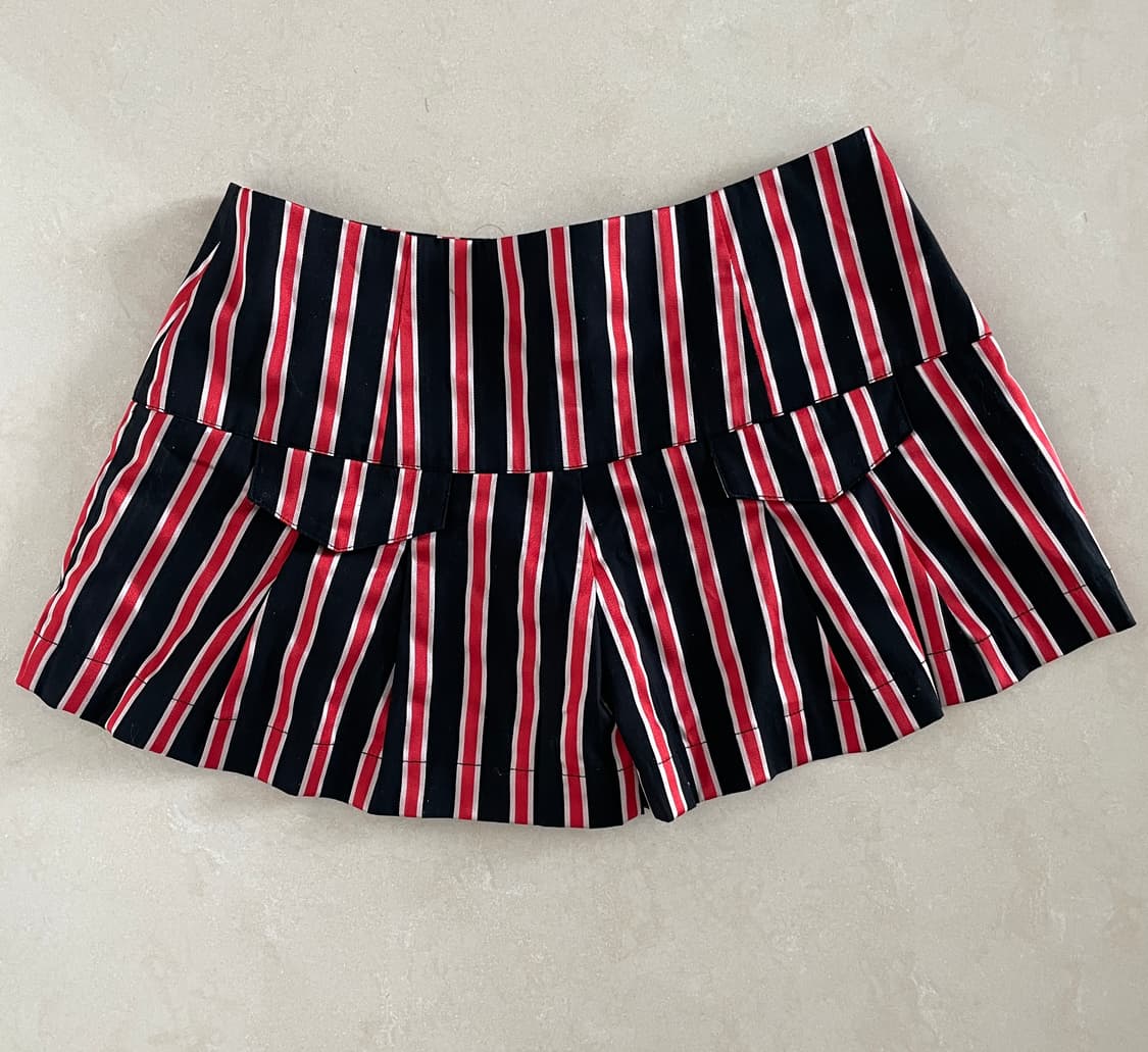 일본 빈티지 갸루 로우 치마바지 상품이미지4