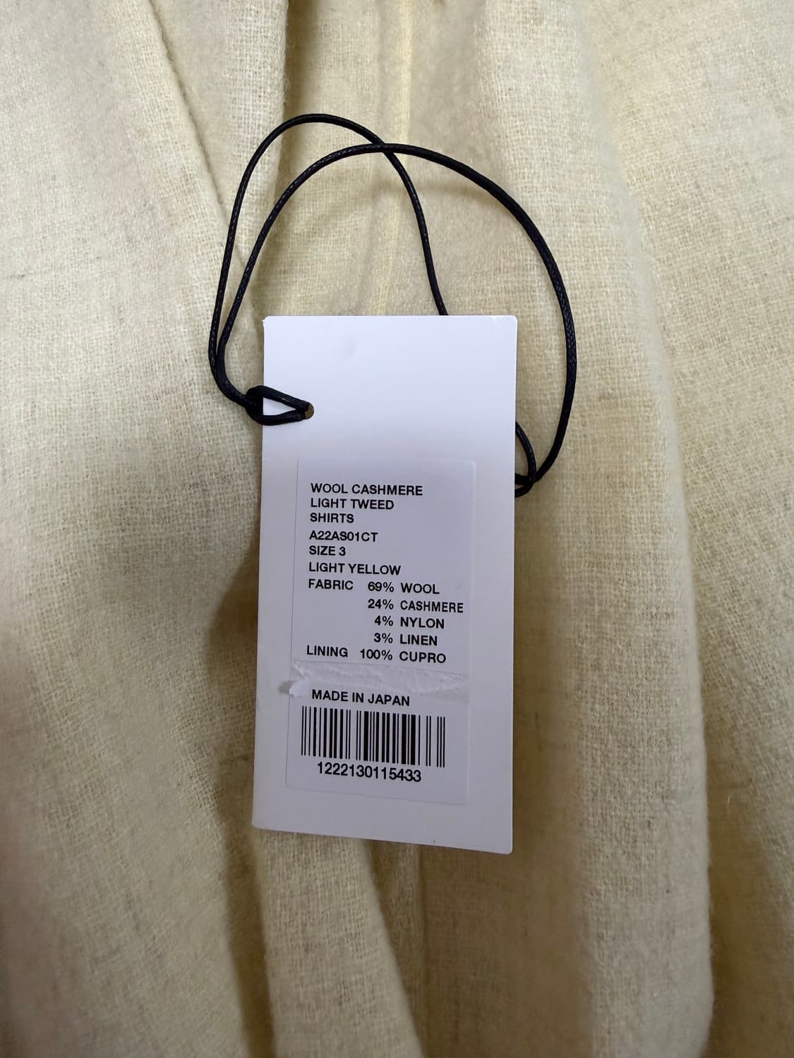 (3)오라리 울 캐시미어 셔츠 상품이미지4