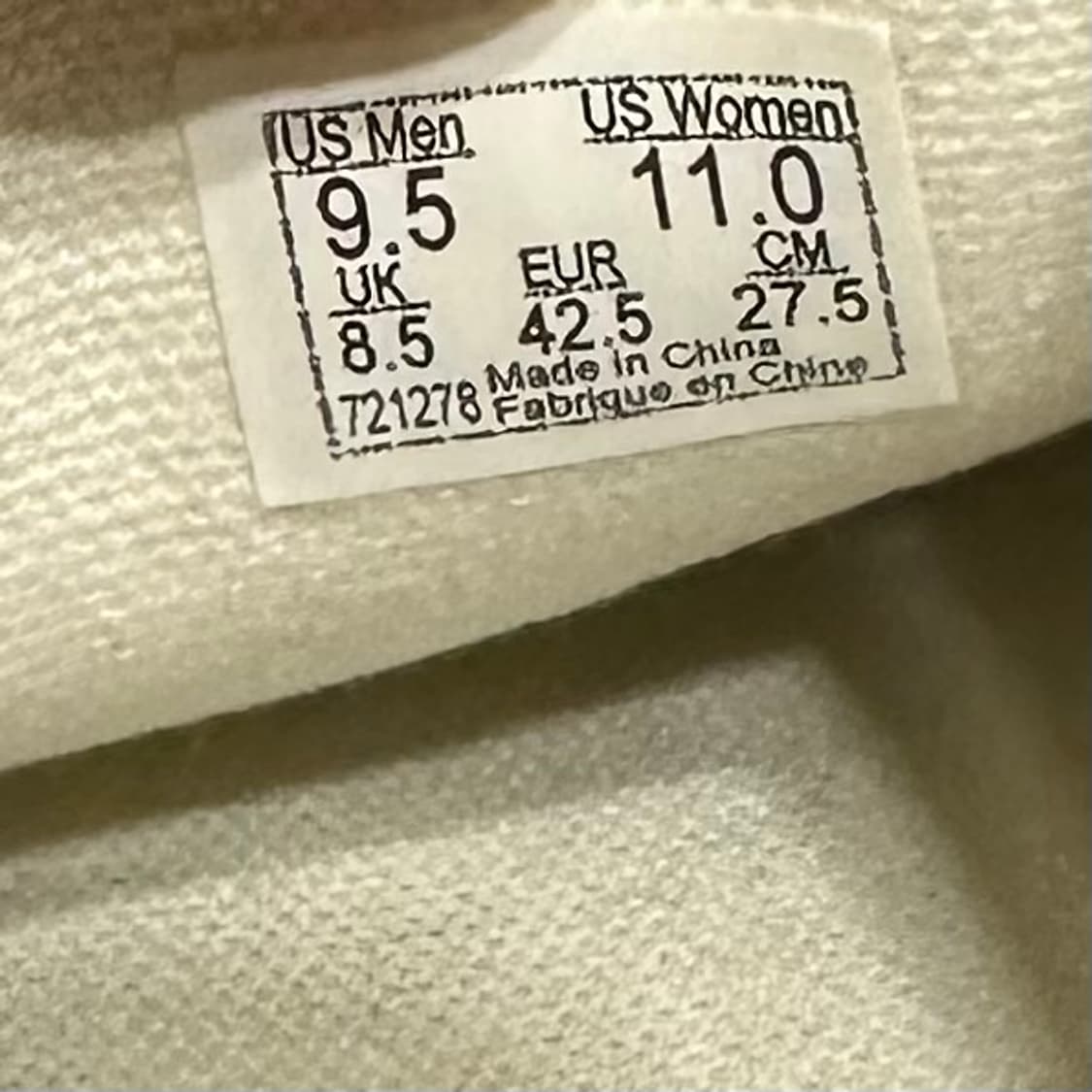 275) 반스 운동화 남성 남자 신발 어센틱 아이보리 마쉬멜로우 상품이미지9