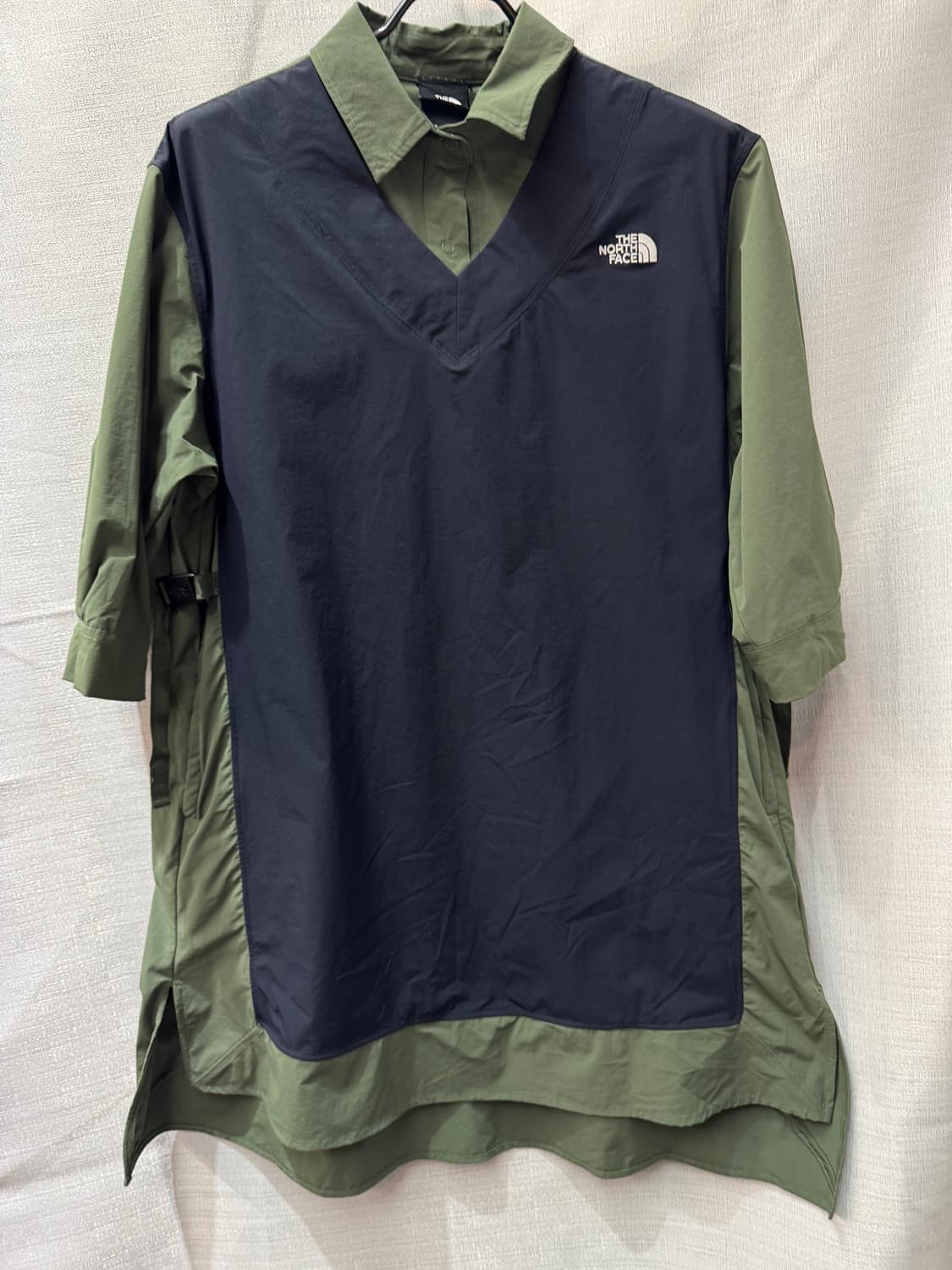 노스페이스 여성 밸리 셔츠 배색 원피스 M(L) 상품이미지1