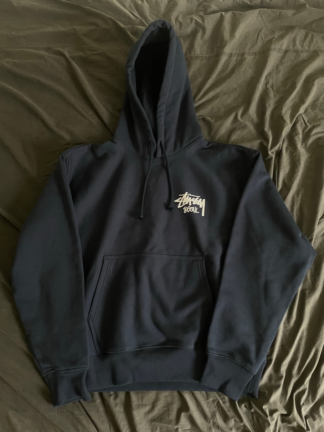 Stussy seoul hoodie navy M 상품이미지2