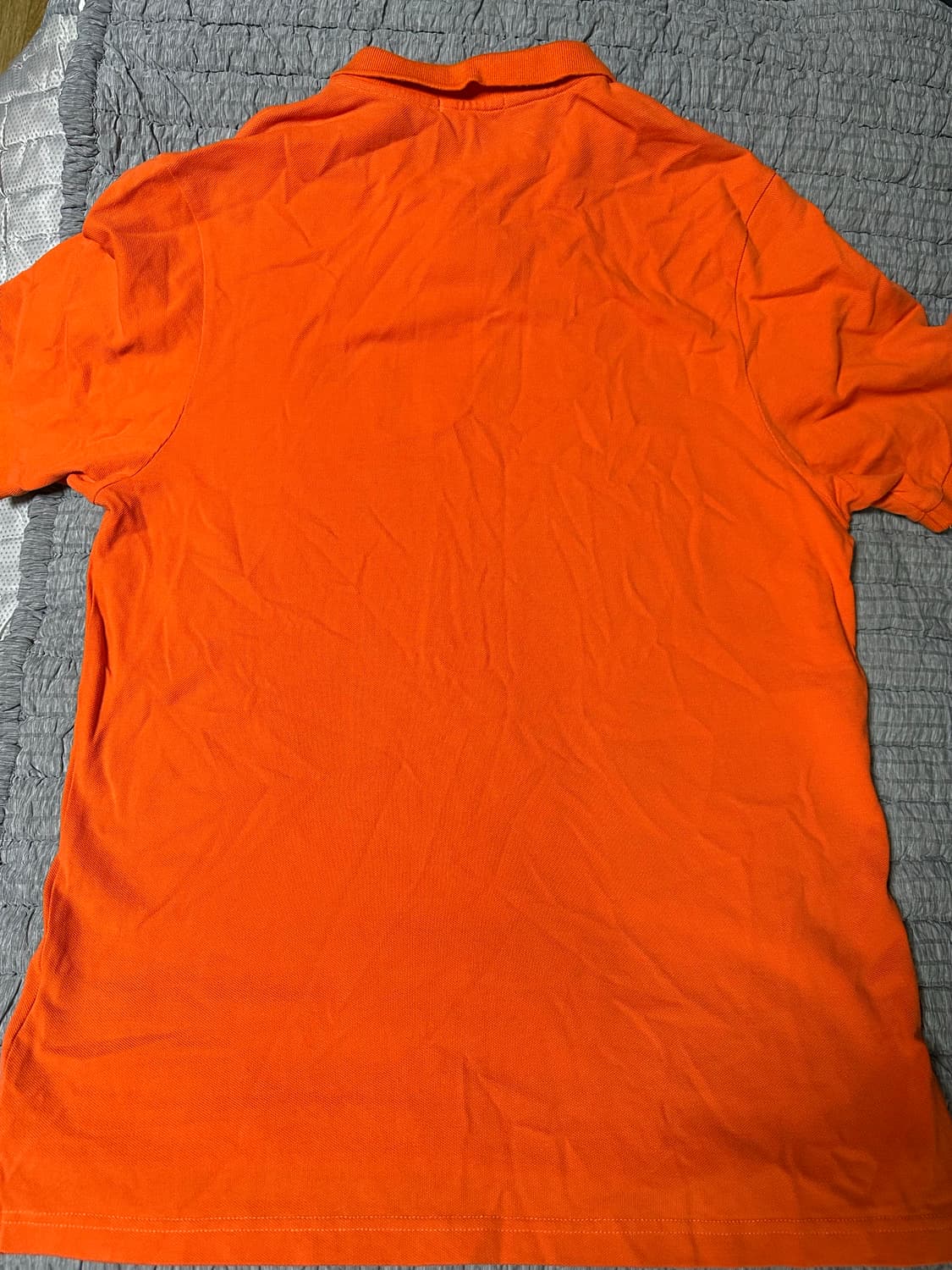 버버리 브릿 오렌지색 반팔 폴로티 상품이미지6