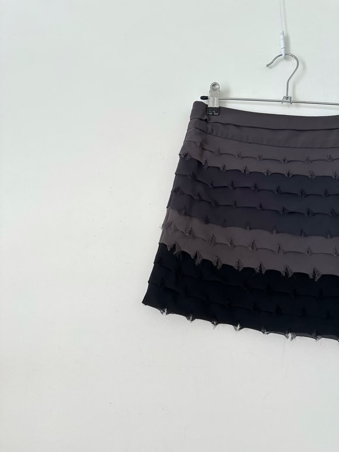 Wave color block mini skirt 상품이미지4