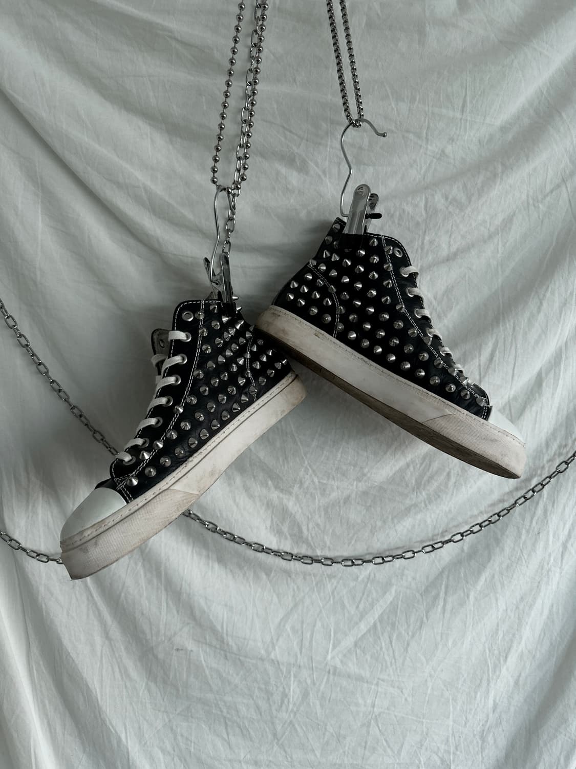 gienchi 젠치 스터드 하이탑 스니커즈 상품이미지3