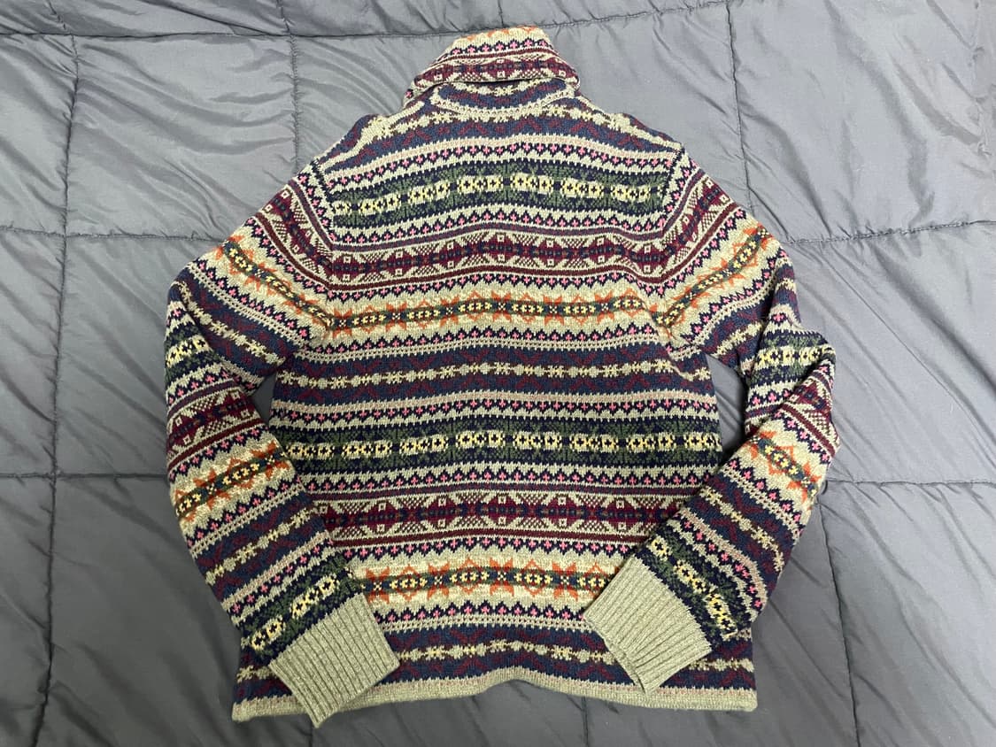 RRL 더블알엘 페어아일 울 캐시미어 가디건 L 상품이미지2