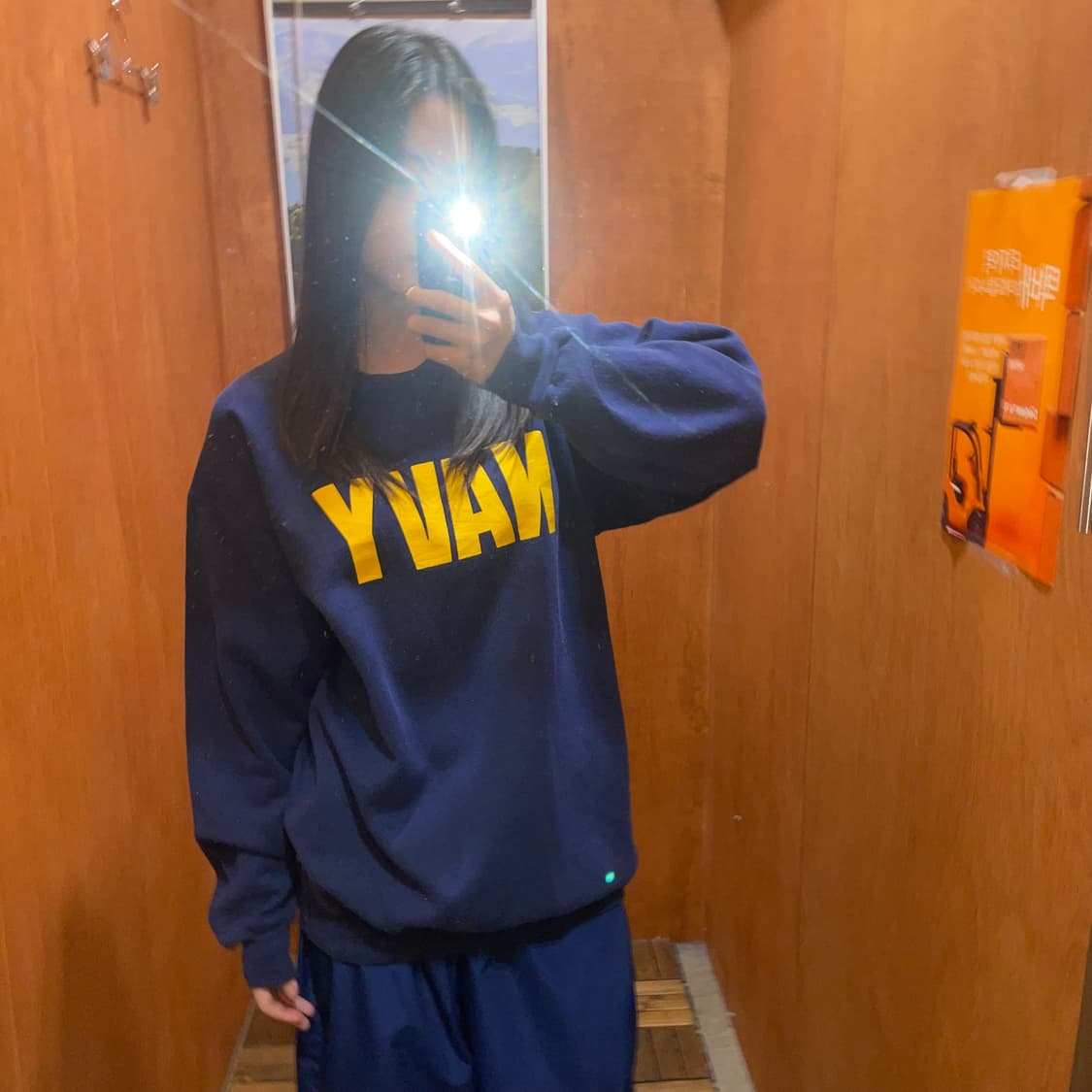  (L) USA USMC 밀리터리 미해병대 스웻셔츠 맨투맨 상품이미지1