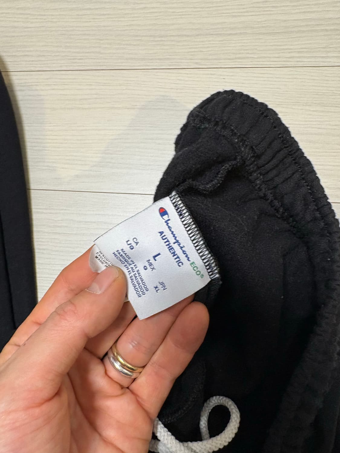 챔피온 에코 조거팬츠 블랙 L (30-32인치) 상품이미지2