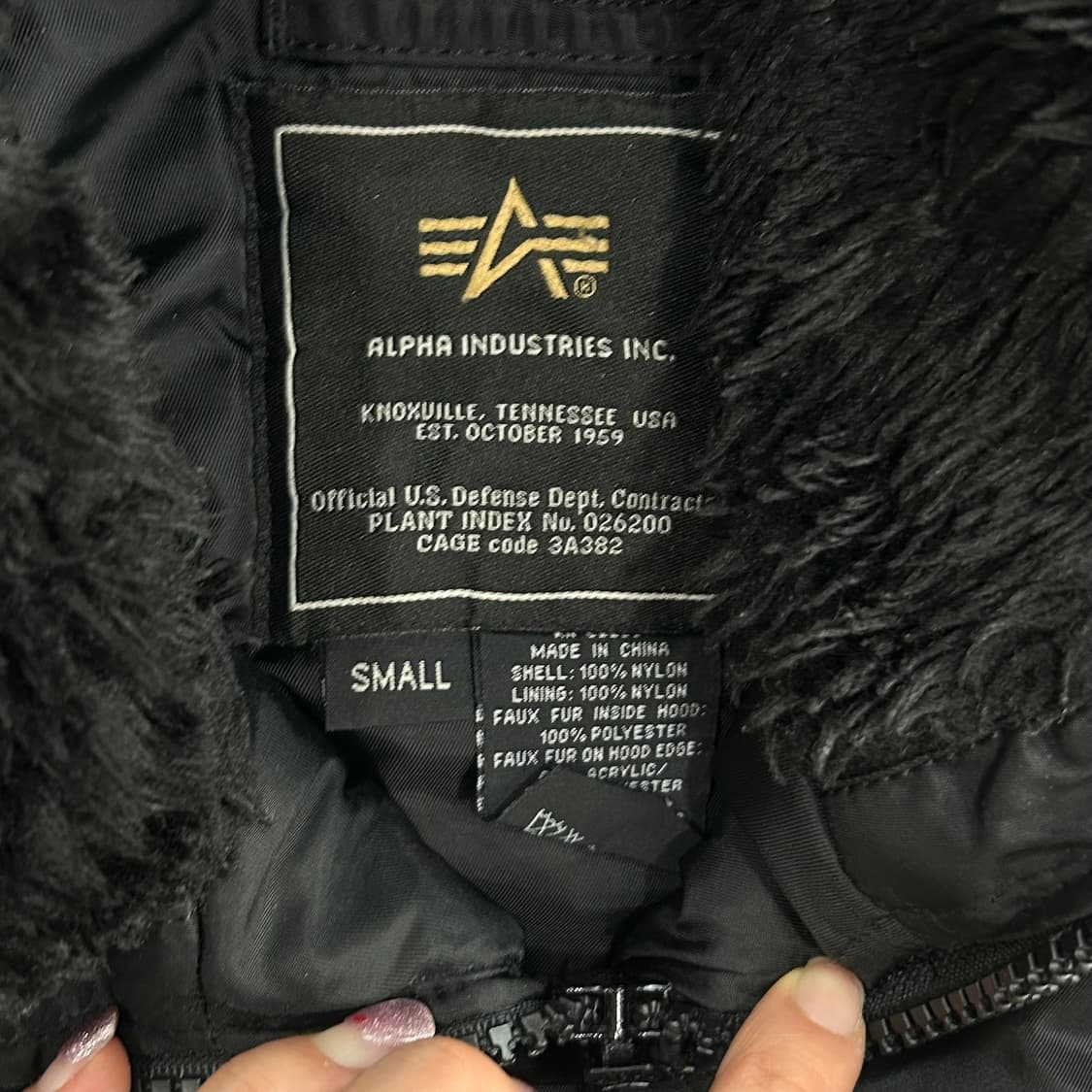 Alpha industries 알파인더스트리 크롭 패딩 상품이미지8
