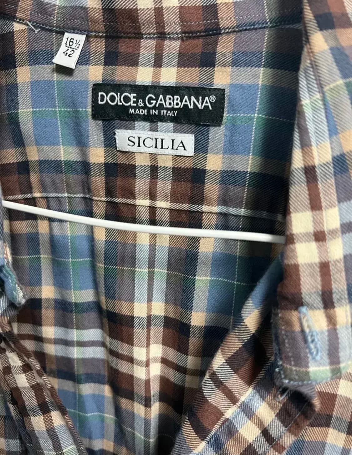 돌체엔가바나 체크셔츠 상품이미지3