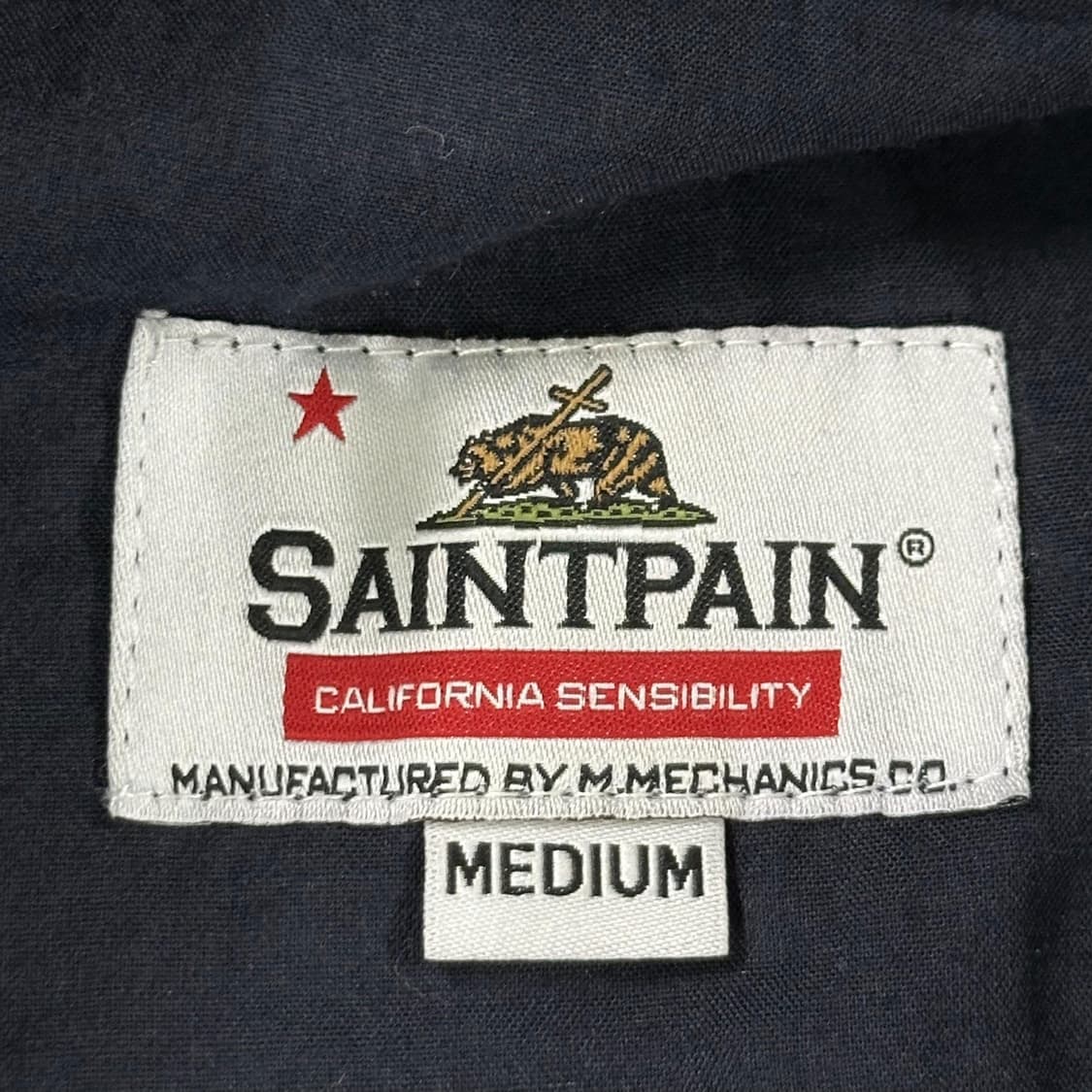 세인트페인 네이비 자수 사파리 자켓 (M) 상품이미지6