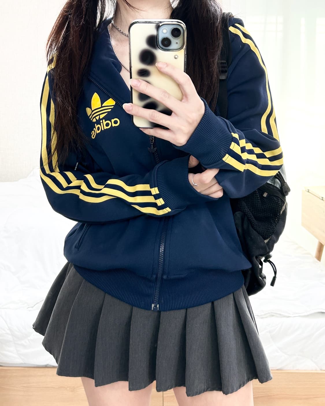 아디다스 플락 네이비 후드 져지 상품이미지1