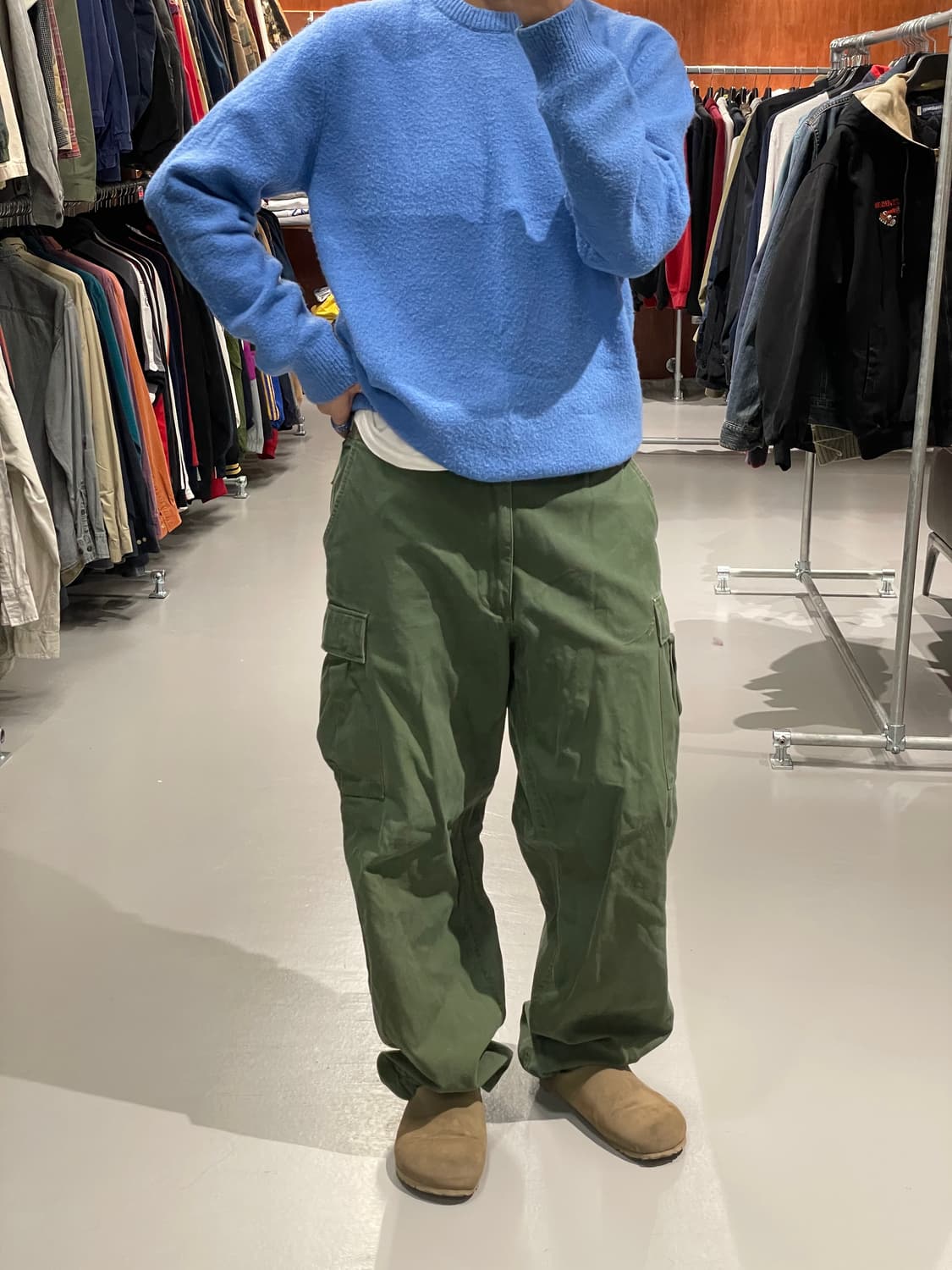 빈티지 유틸리티 카고 벌룬 팬츠 상품이미지4