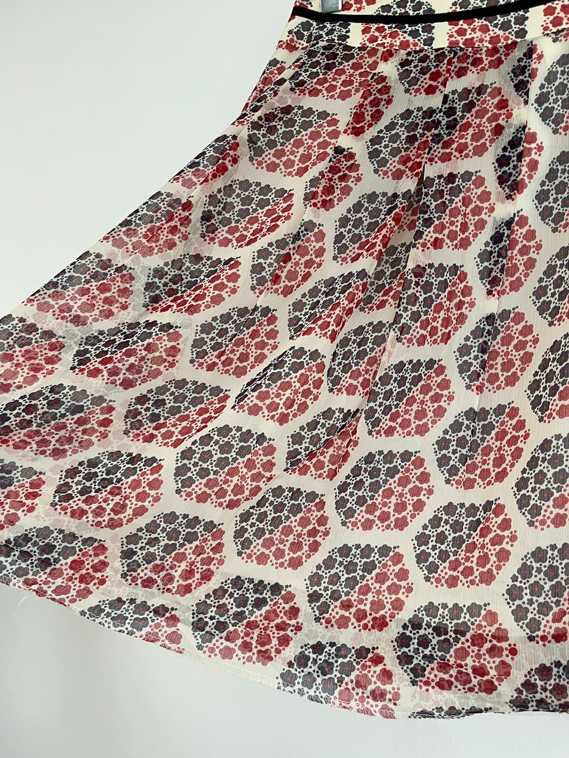 패턴 쉬폰 스커트 상품이미지2