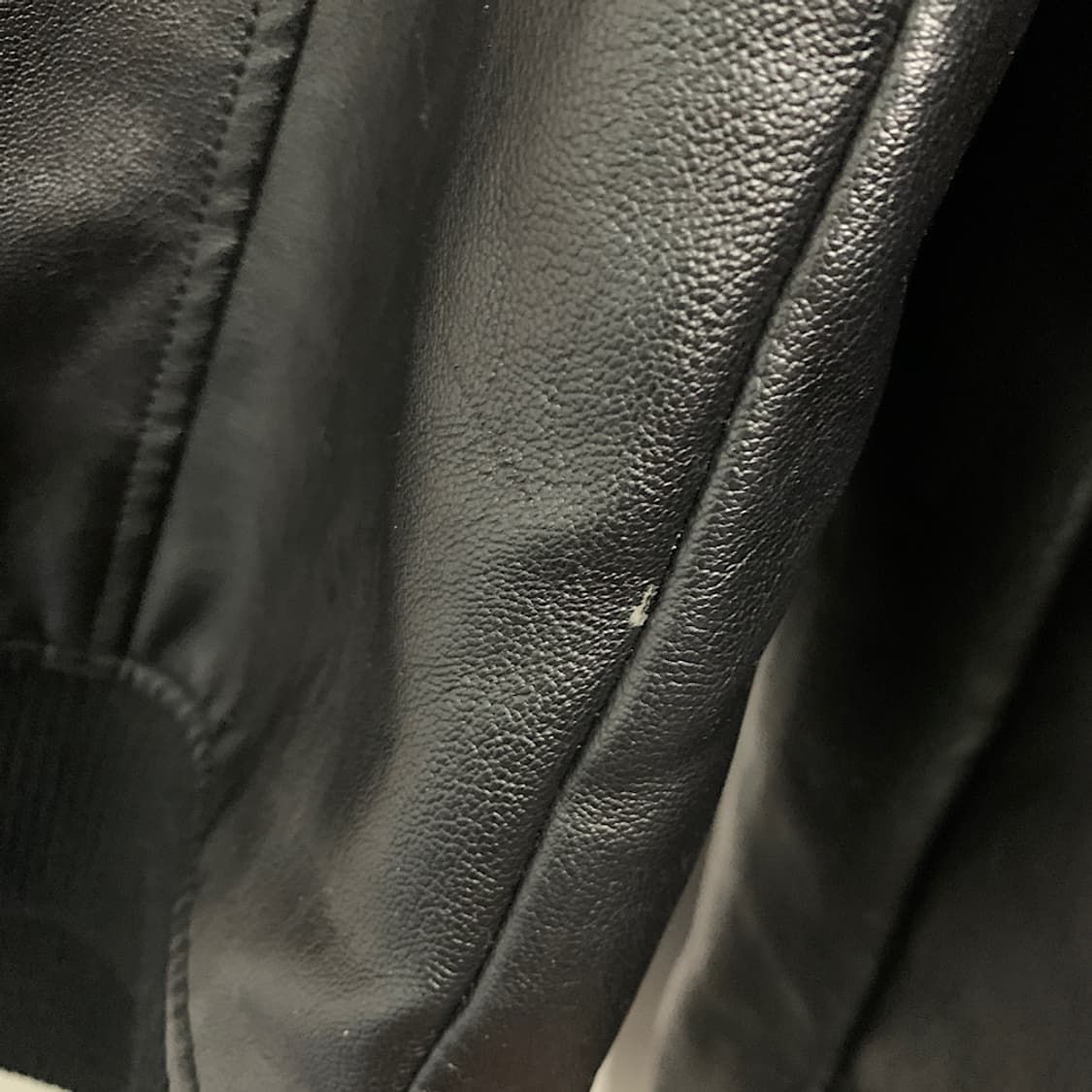 DKNY 페이크 레더 봄버 자켓 M 상품이미지8