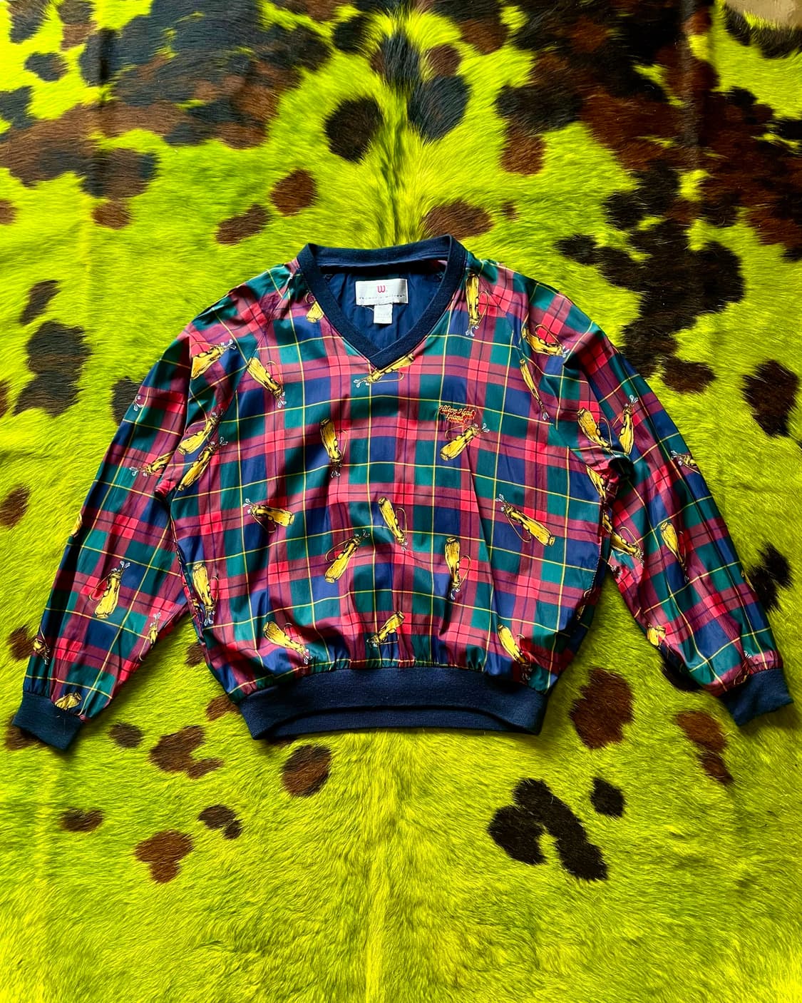 90s Thomas E. Wilson Retro Check Warm-up 상품이미지3