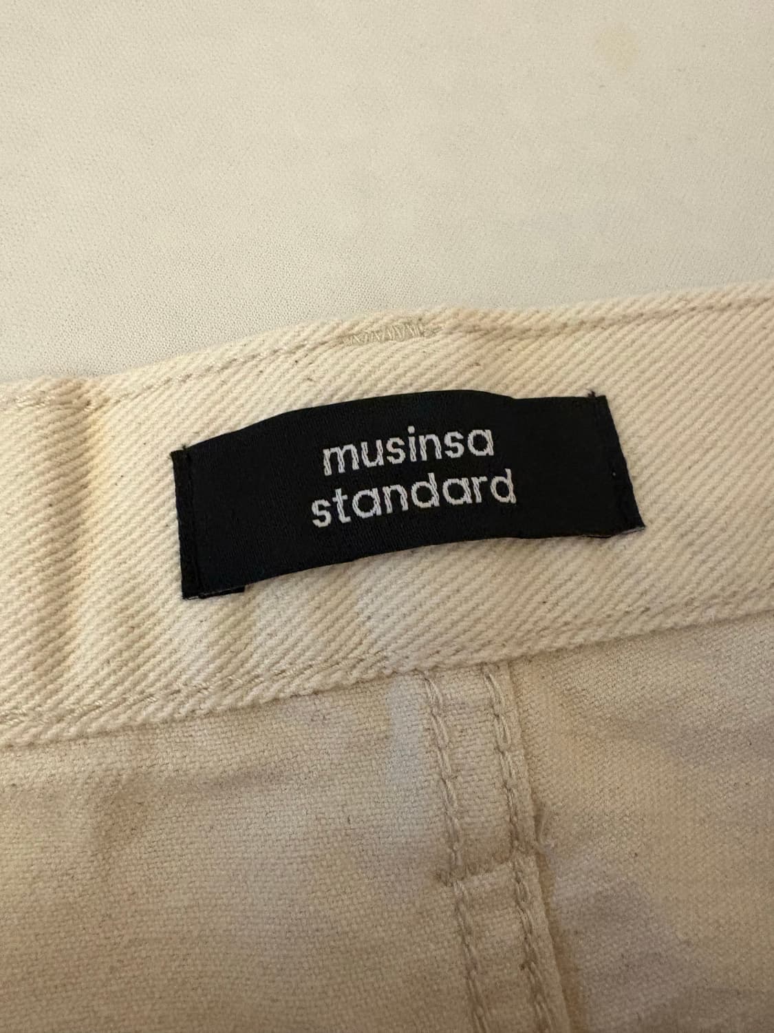 무신사 스탠다드 크림진 상품이미지3