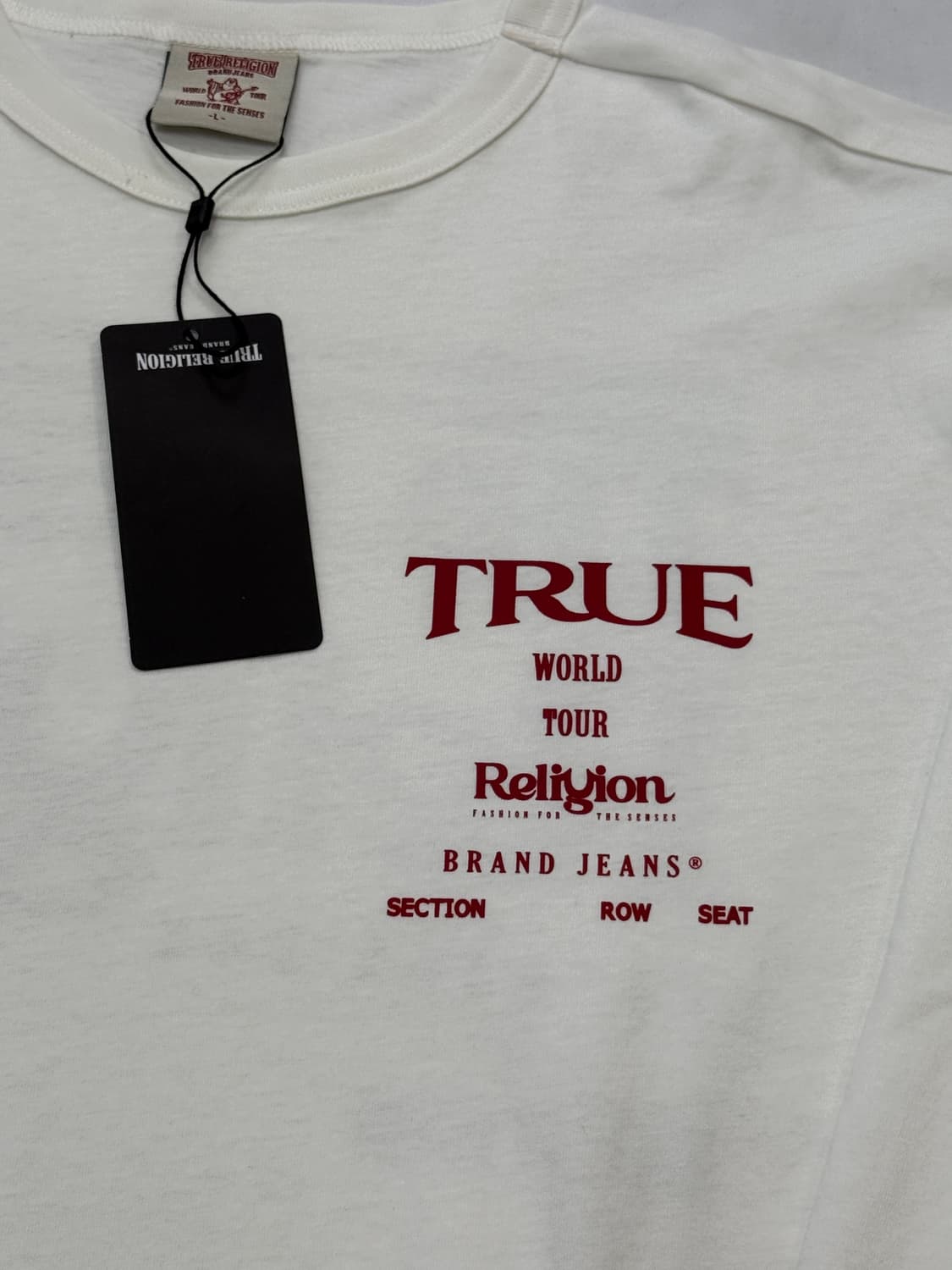 [새제품]트루릴리전 롱슬리브 화이트 L 상품이미지4