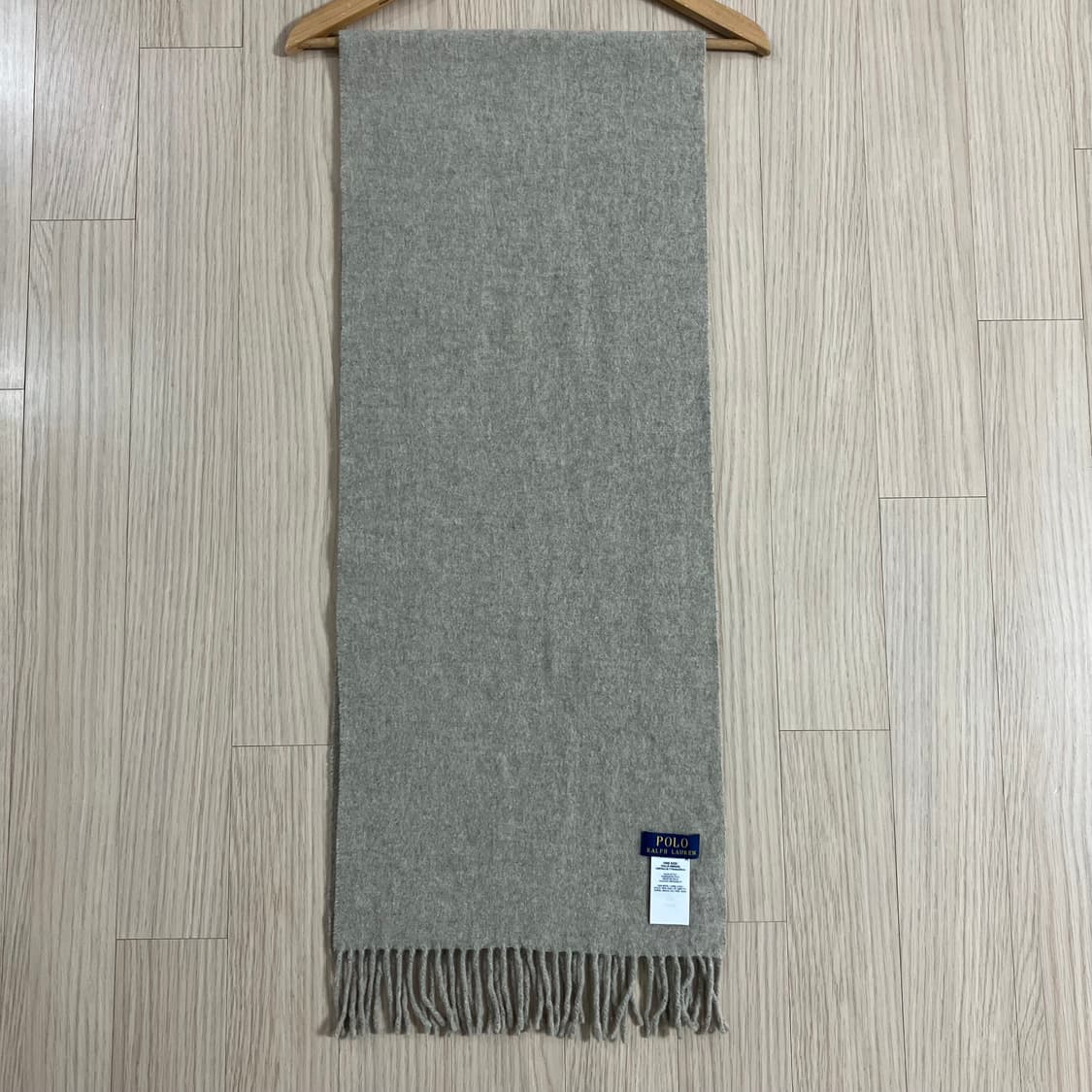 폴로 랄프로렌 울 머플러 회베이지 상품이미지4