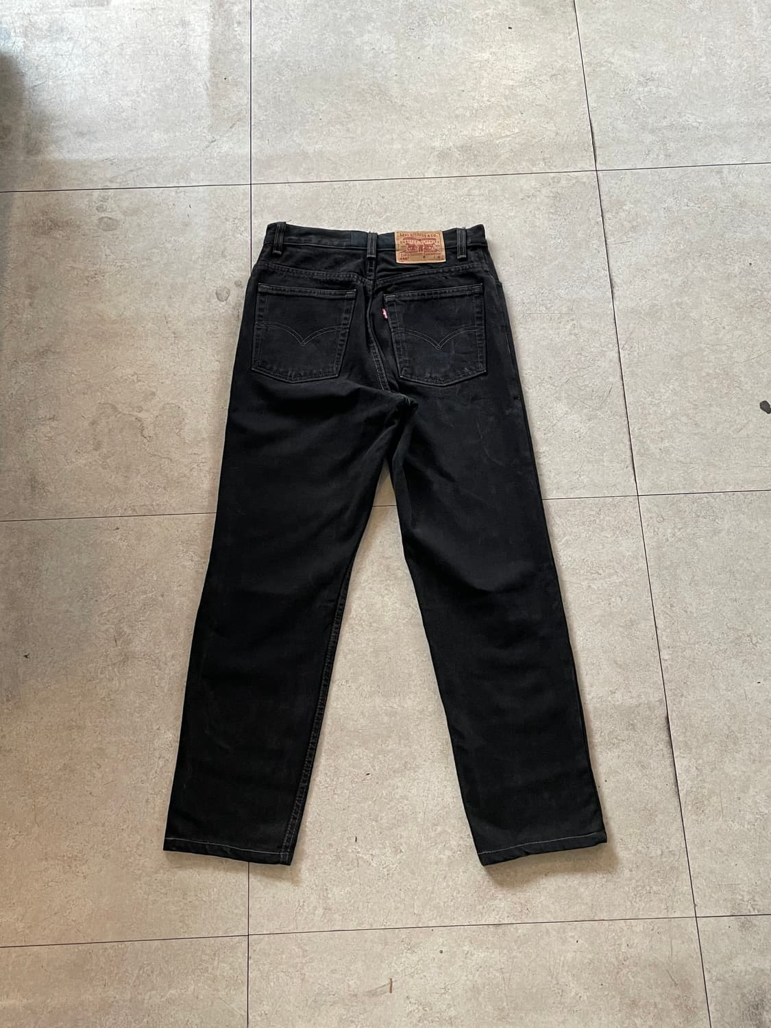 리바이스 550 블랙 데님 팬츠바지 상품이미지1