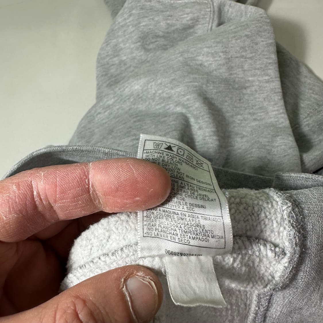 L-XL 나이키 USA CAL 오버핏 그레이 스웻 후드티 상품이미지7