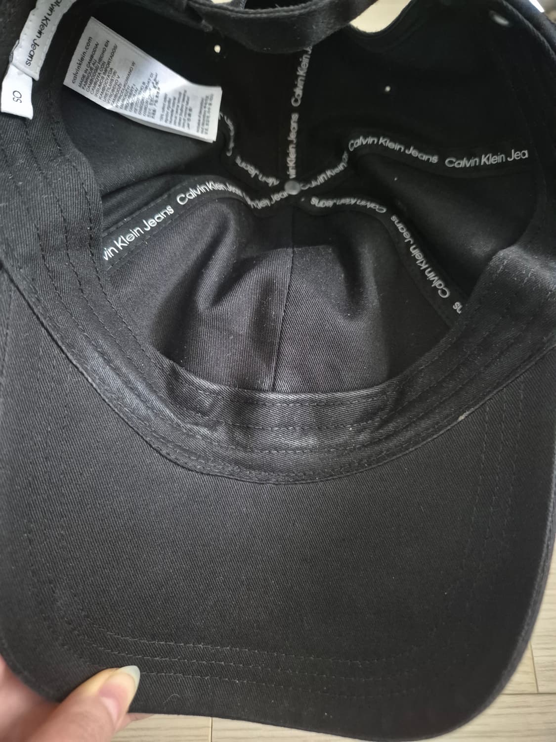 캘빈클라인 모노그램 엠브로이더리 볼캡 상품이미지3