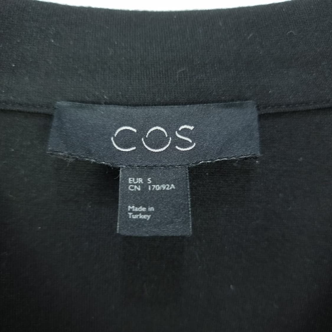 [코스] 미니멀 스웻 집업 블랙 M18558 상품이미지6