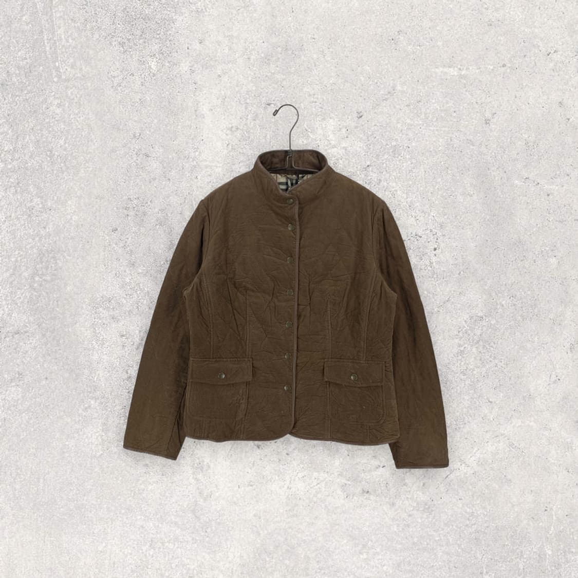 버버리 코듀로이 퀄팅 자켓 상품이미지1