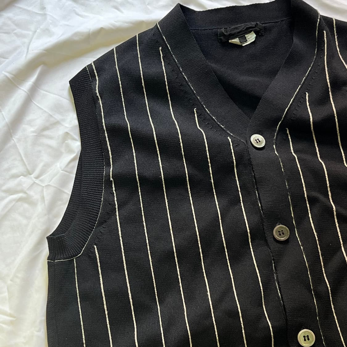 꼼데가르송 ad2022 축융 스트라이프 베스트 상품이미지1