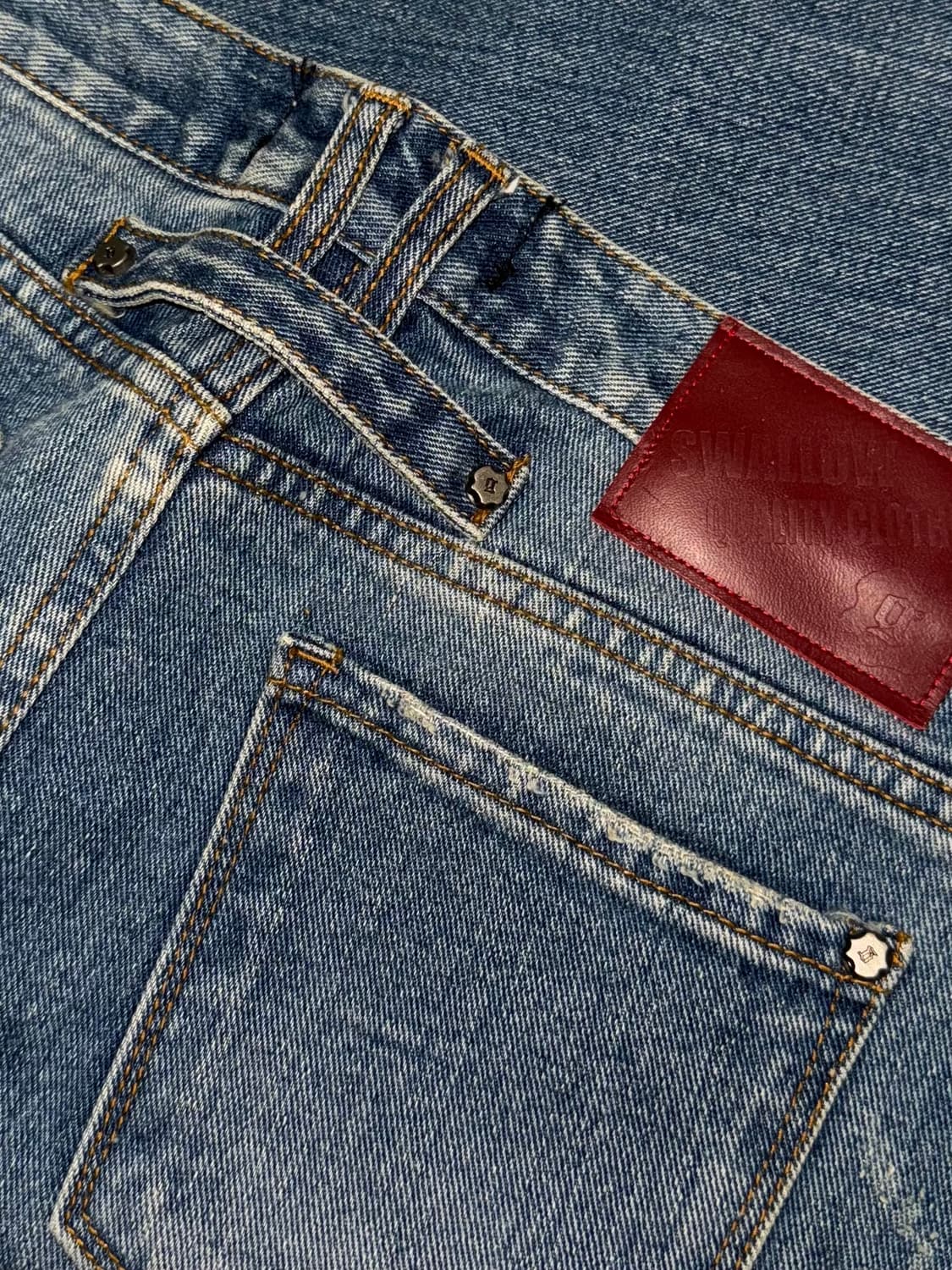 90s 빈티지 슬림 스트레이트 진 스키니 청바지 상품이미지5