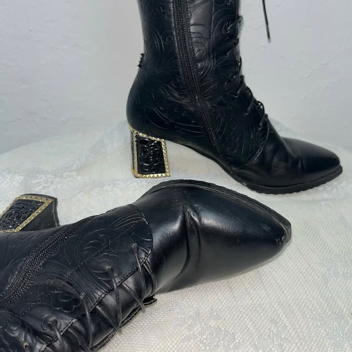 빈티지 고딕 부츠 상품이미지4
