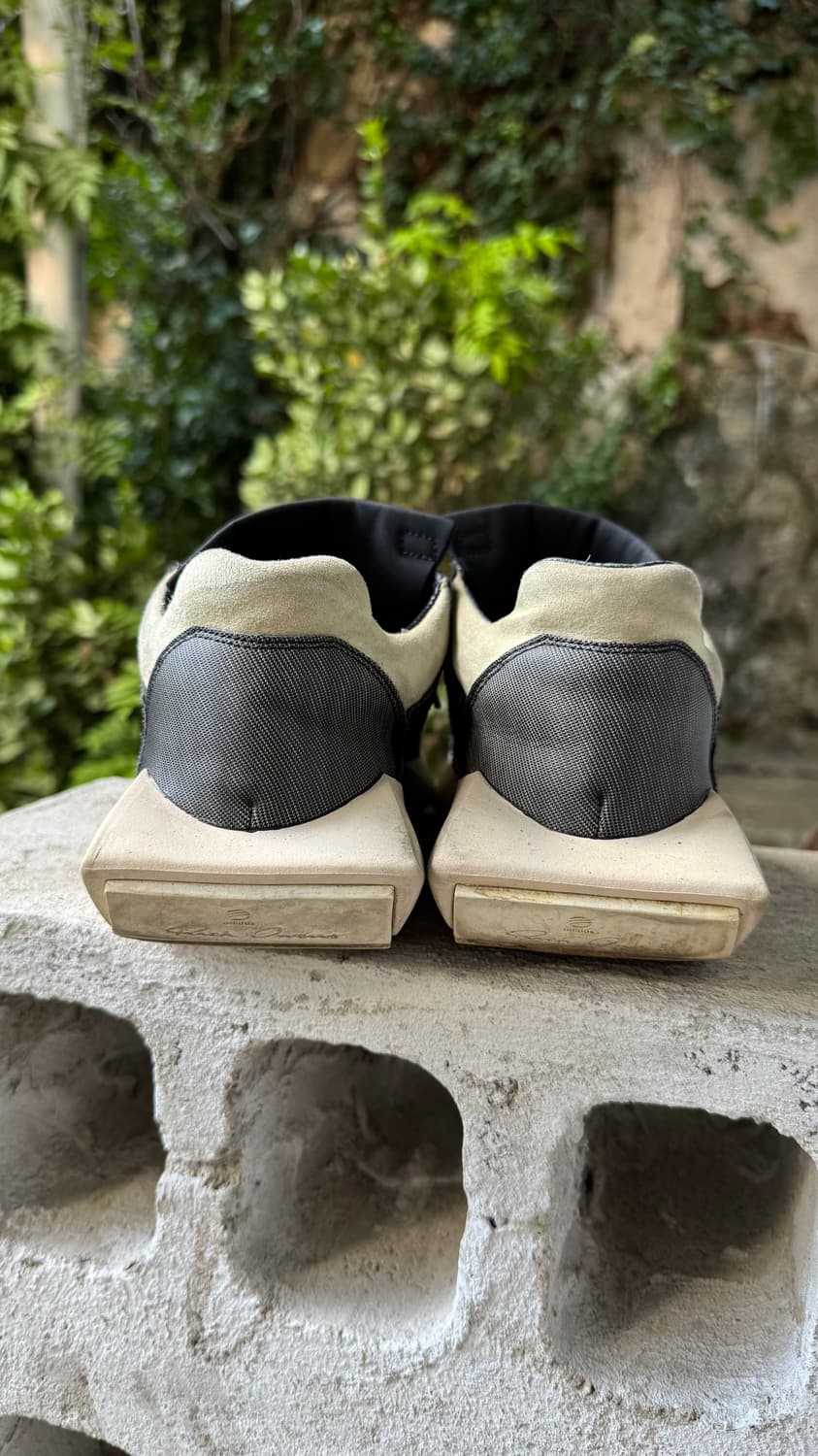 릭오웬스 14fw 테크러너 검흰 (UK7 250-255) 상품이미지3